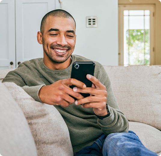 Signer completing a notarization on a phone
