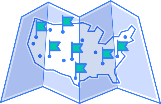 US Map Icon