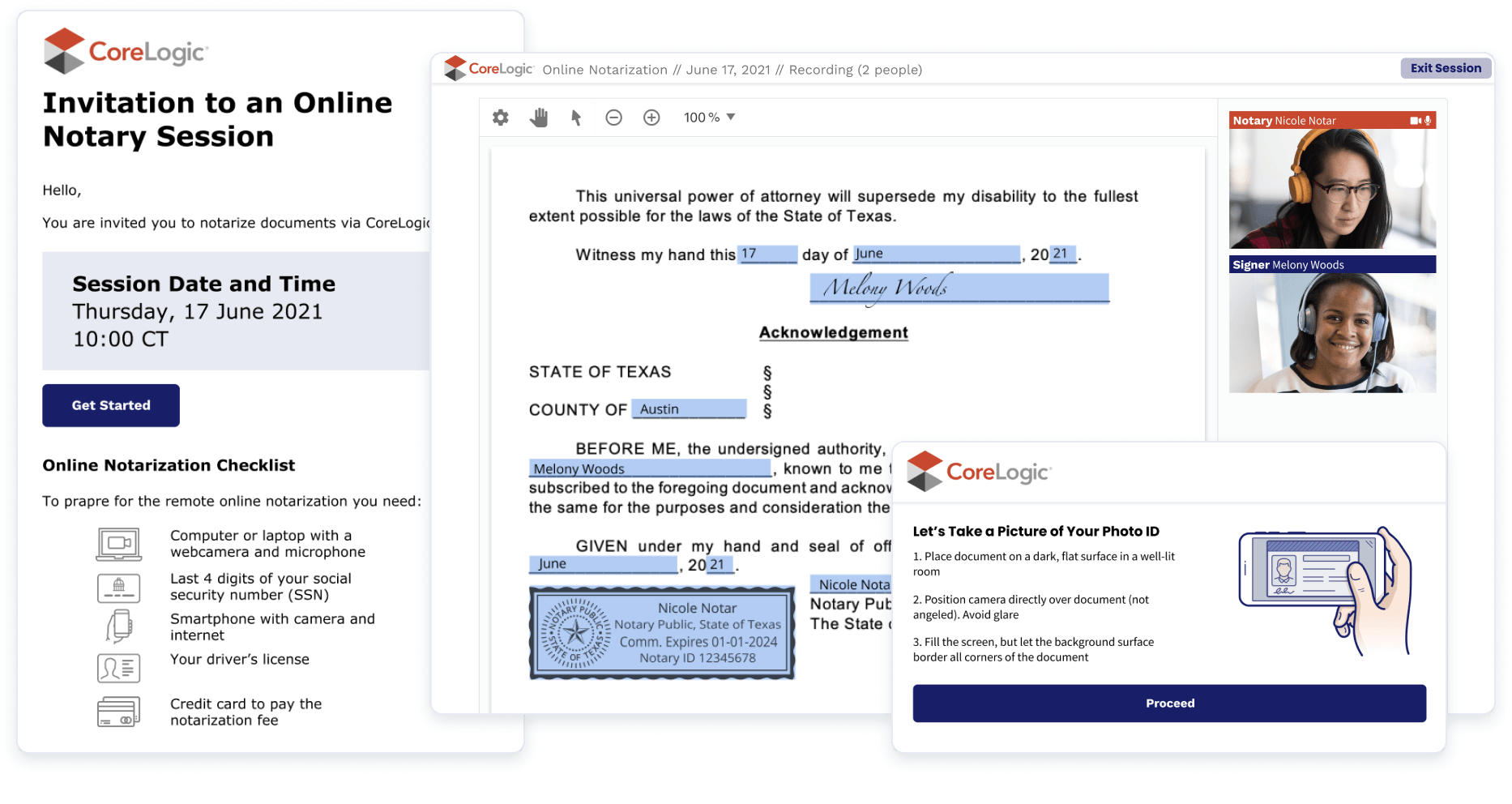 CoreLogic Case Study OneNotary