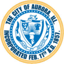 Aurora IL flag