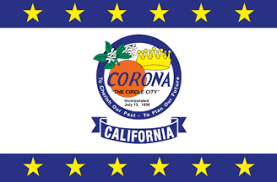 Corona CA flag