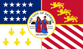 Detroit MI flag
