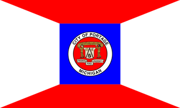 Flag of Portage MI