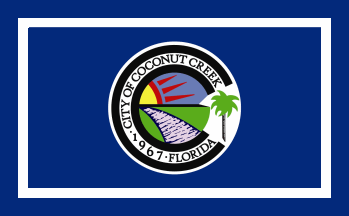 Flag of Coconut Creek FL