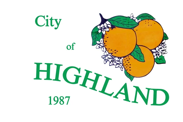 Flag of Highland CA