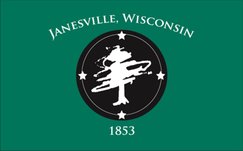 Flag of Janesville WI