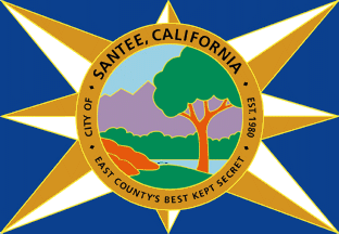 Flag of Santee CA