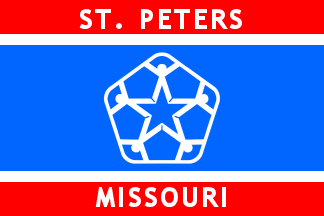 Flag of St Peters MO