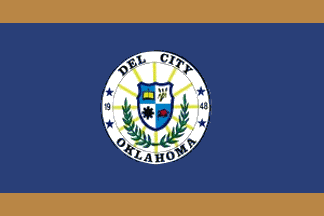 Flag of Del City OK