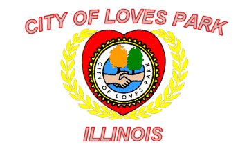 Flag of Loves Park IL