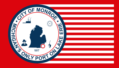 Flag of Monroe MI