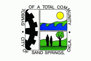 Flag of Sand Springs city OK