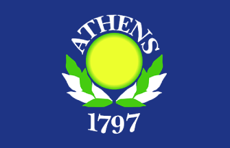 Flag of Athens OH