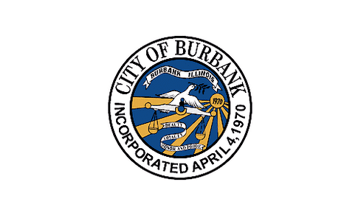 Flag of Burbank IL