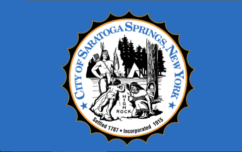 Flag of Saratoga Springs NY