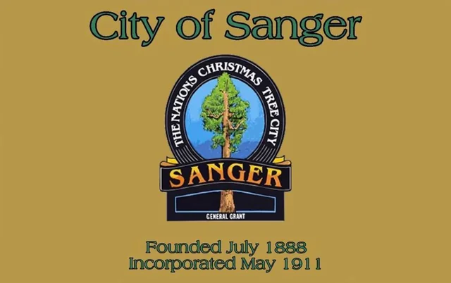 Flag of Sanger CA
