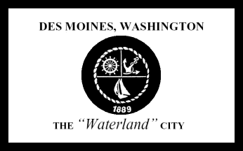 Flag of Des Moines WA
