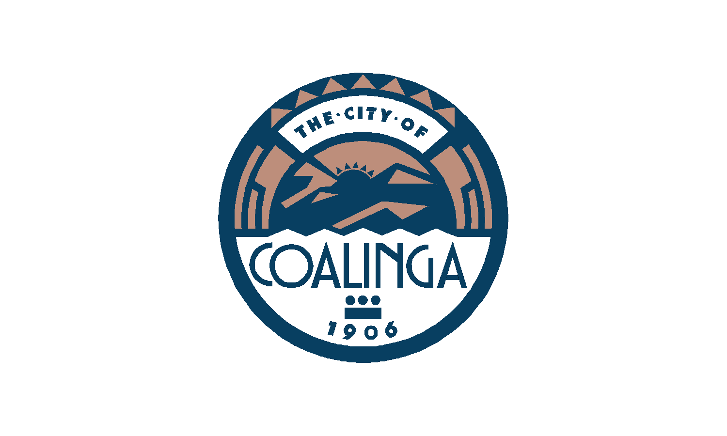 Flag of Coalinga CA