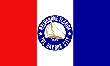 Flag of Melbourne FL