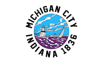 Flag of Michigan City IN