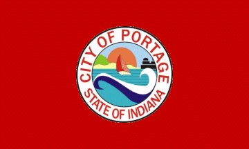 Flag of Portage IN