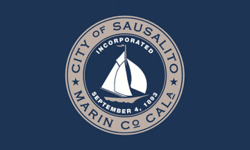 Flag of Sausalito CA