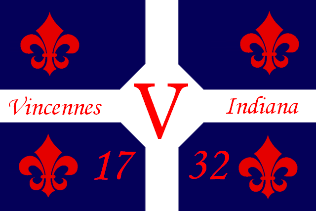 Flag of Vincennes IN