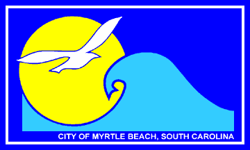 Flag of Myrtle Beach city SC