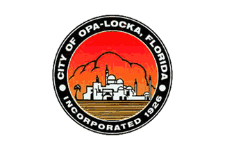 Flag of Opa-locka FL