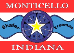 Flag of Monticello IN