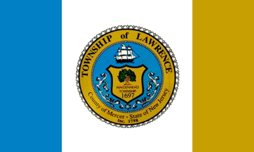Flag of Lawrence township NJ