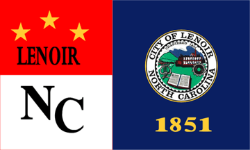 Flag of Lenoir NC