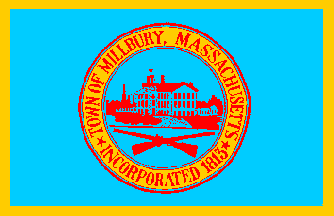 Flag of Millbury MA